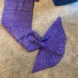 Mermaid tail blanket